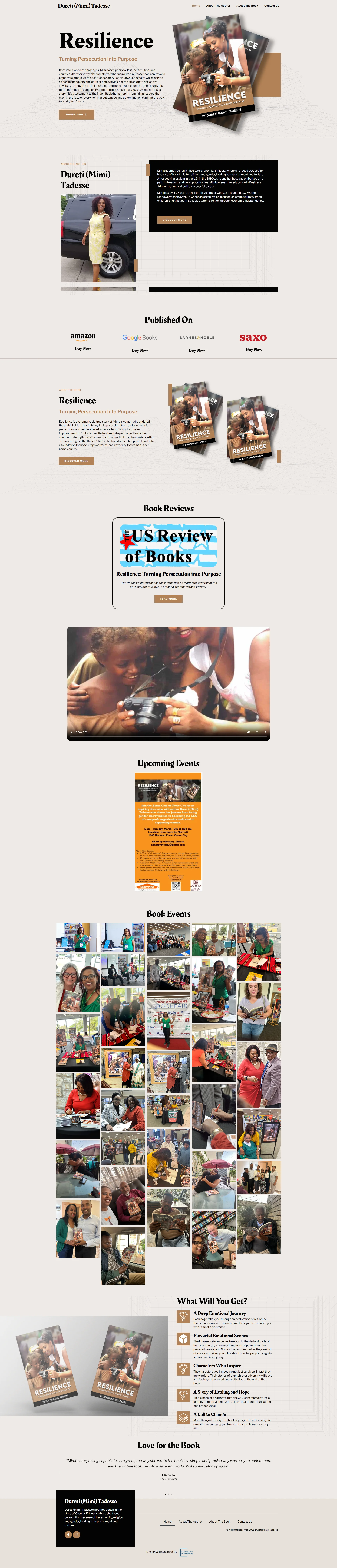 Dureti (Mimi) Tadesse Website