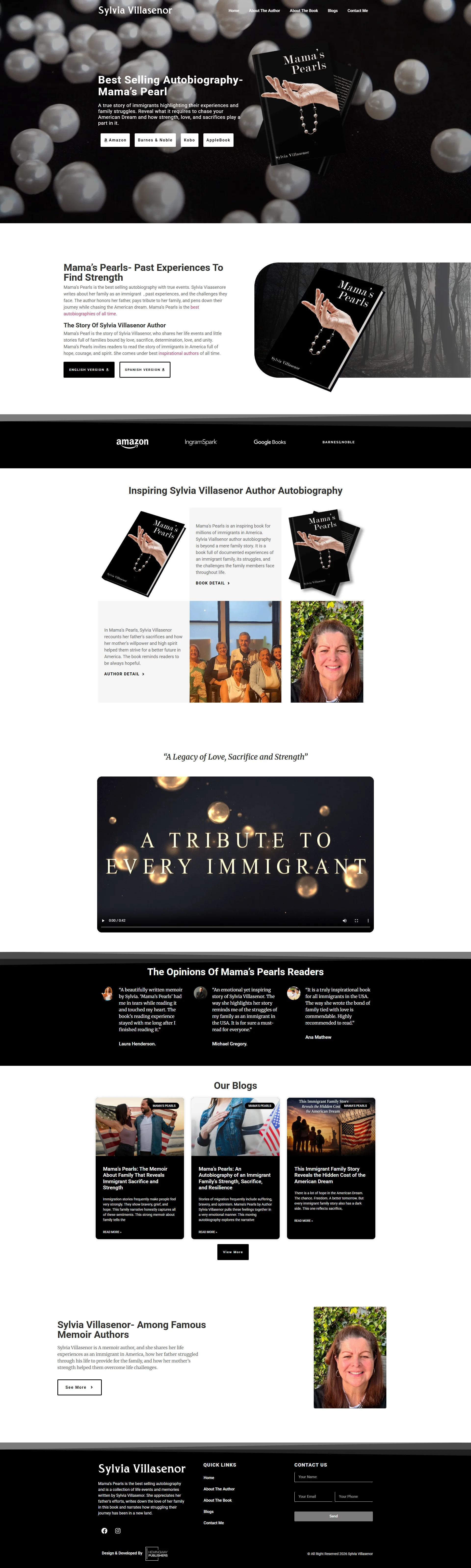 Sylvia Villasenor Website